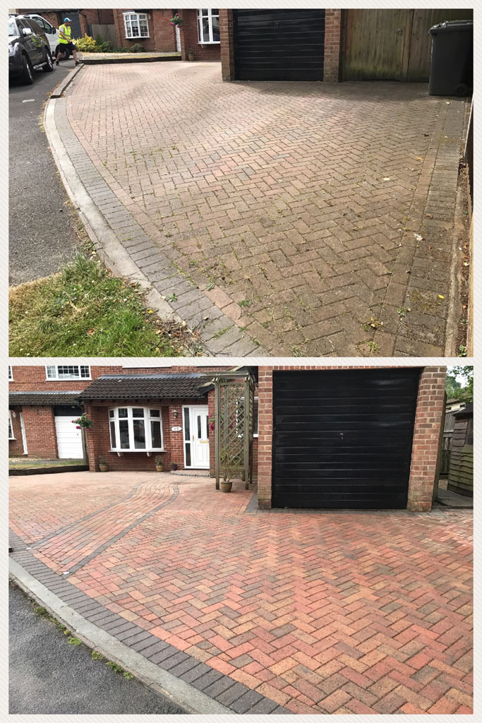 Block Paving Driveway Cleaning