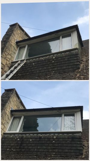 Another Window Cleaned, Has very bad uPVC on side of window